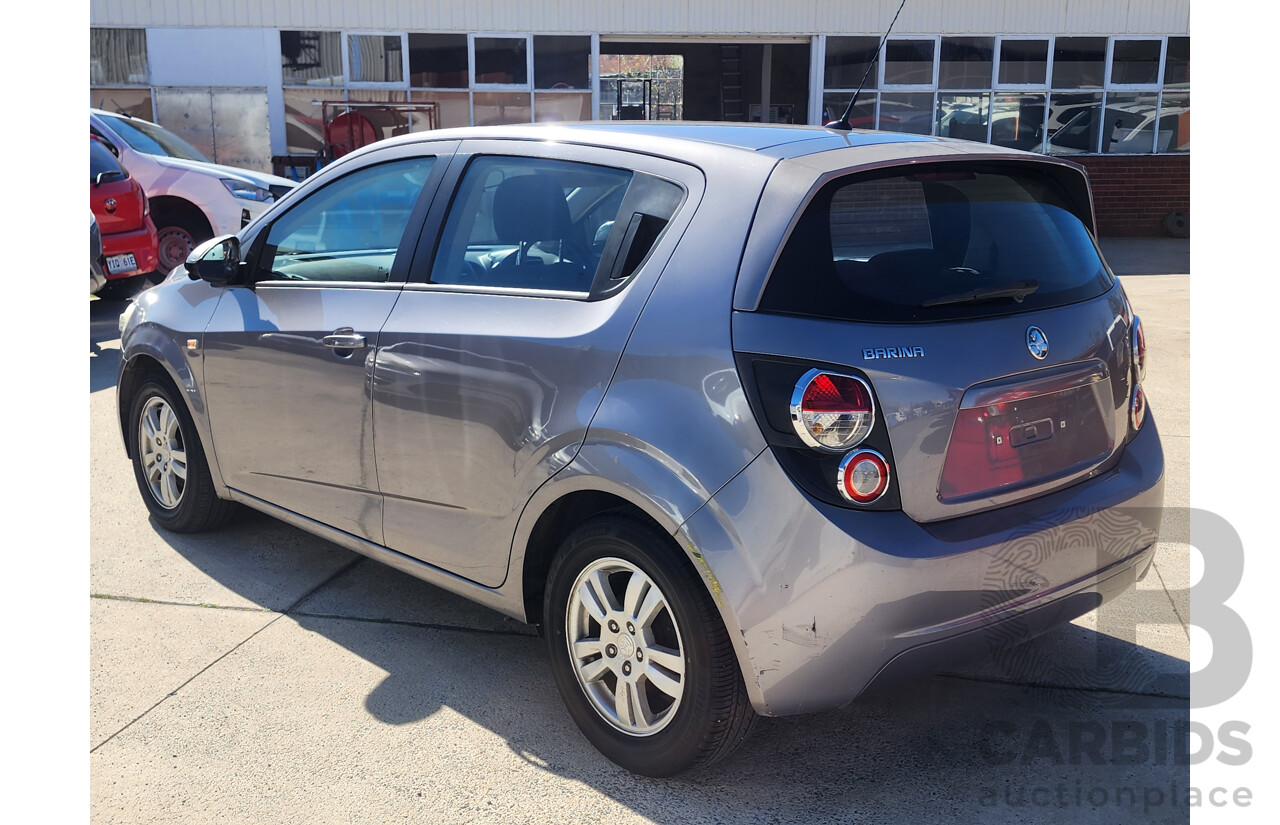12/2011 Holden Barina TM 5d Hatchback Grey 1.6L