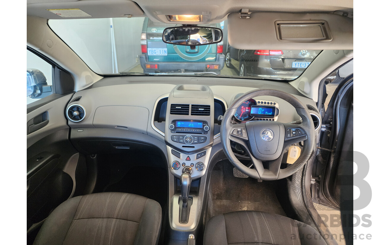 12/2011 Holden Barina  TM 5d Hatchback Grey 1.6L