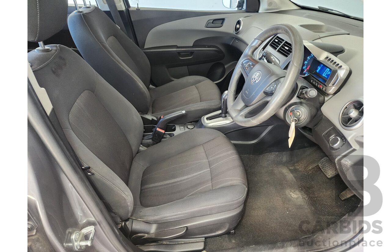 12/2011 Holden Barina  TM 5d Hatchback Grey 1.6L