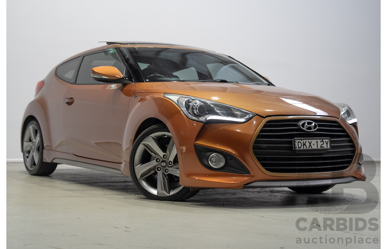 09/2012 Hyundai Veloster SR Turbo FS MY13 3d Coupe Orange 1.6L