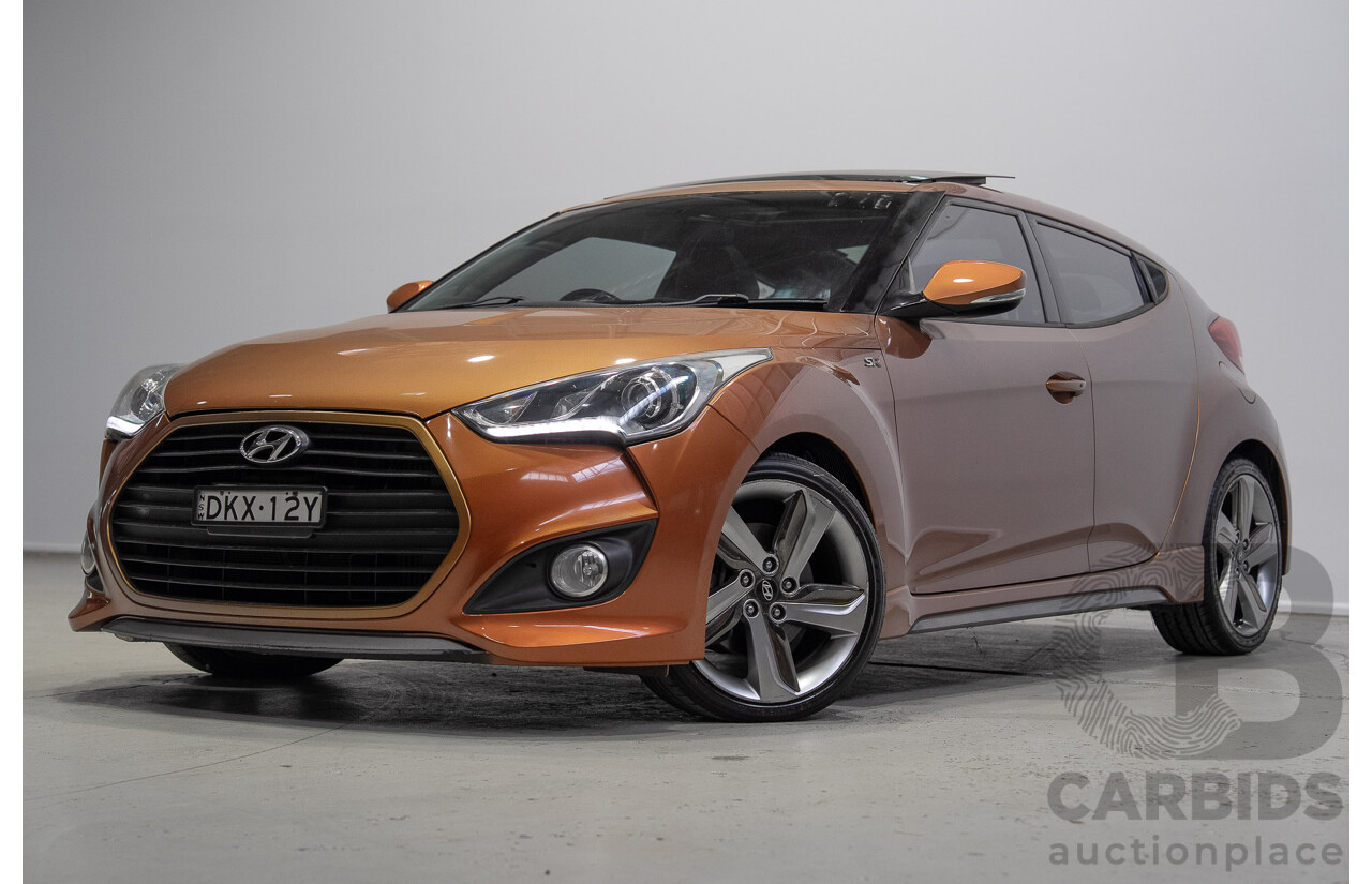 09/2012 Hyundai Veloster SR Turbo FS MY13 3d Coupe Orange 1.6L