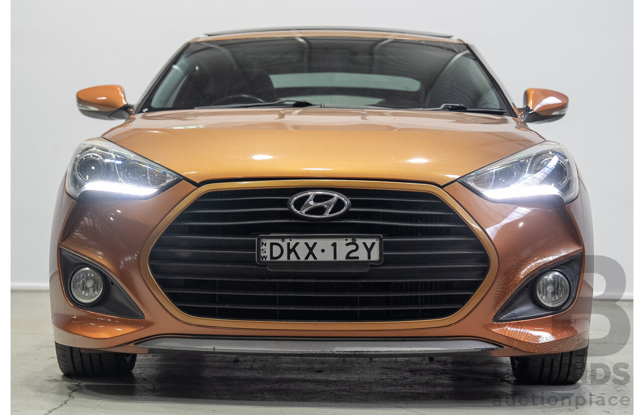 09/2012 Hyundai Veloster SR Turbo FS MY13 3d Coupe Orange 1.6L