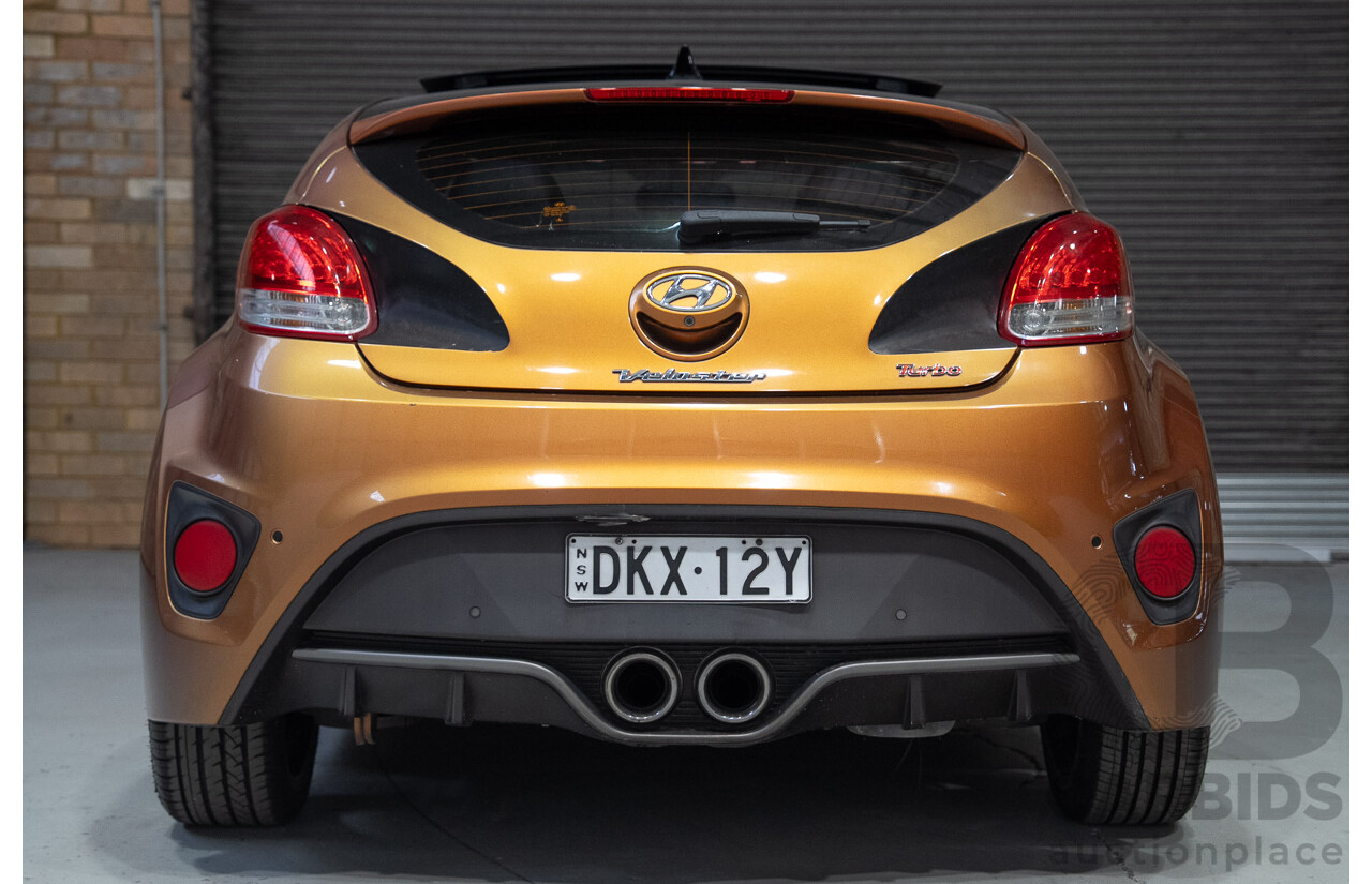 09/2012 Hyundai Veloster SR Turbo FS MY13 3d Coupe Orange 1.6L