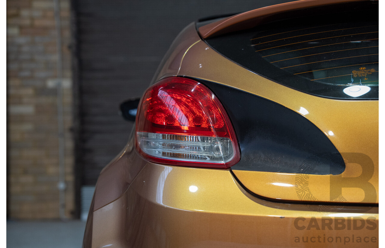 09/2012 Hyundai Veloster SR Turbo FS MY13 3d Coupe Orange 1.6L