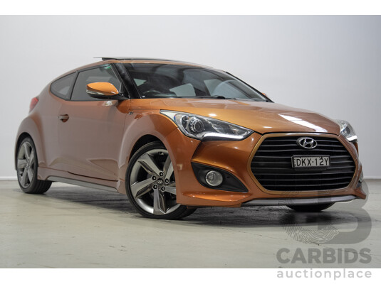 09/2012 Hyundai Veloster SR Turbo FS MY13 3d Coupe Orange 1.6L