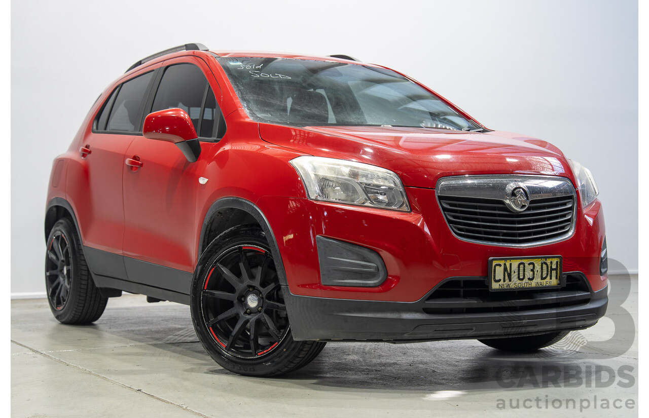 04/2016 Holden Trax LS TJ MY16 4d Wagon Red 1.8L