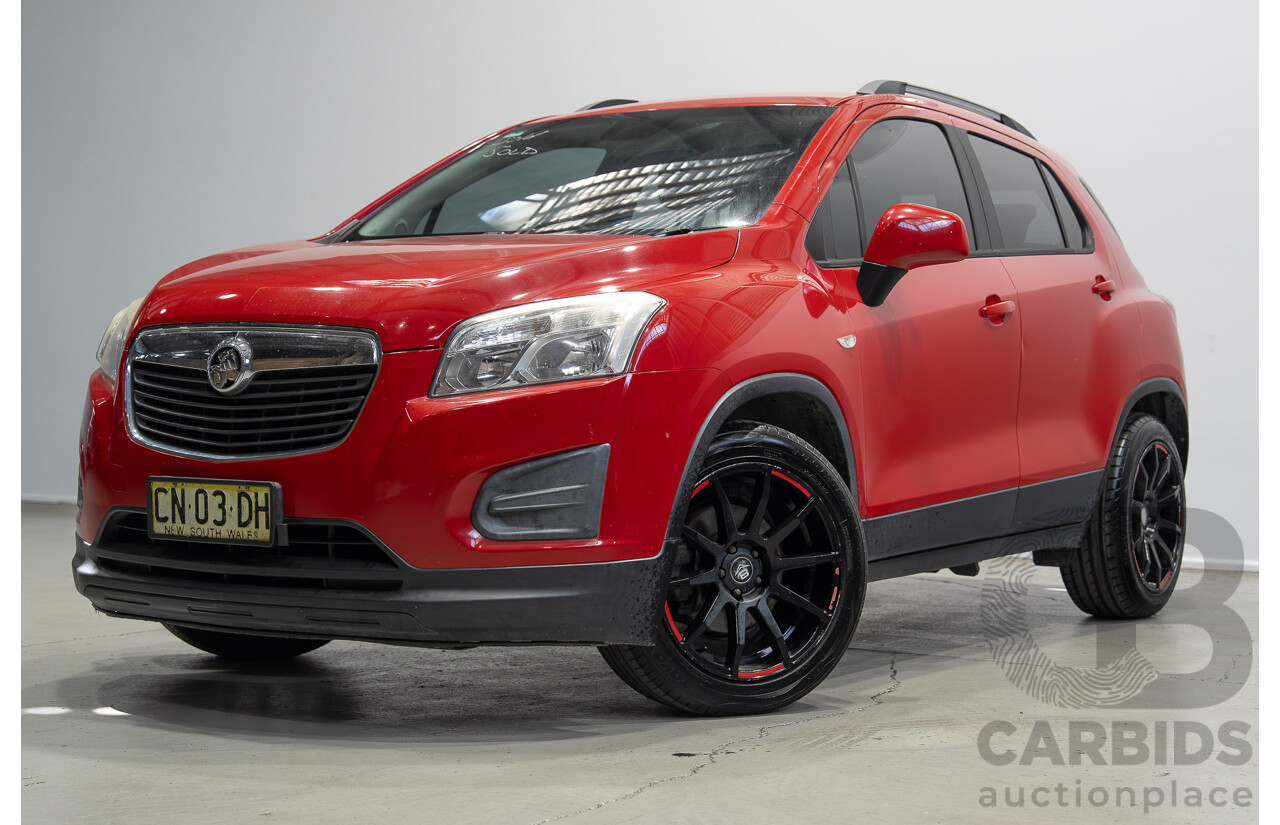 04/2016 Holden Trax LS TJ MY16 4d Wagon Red 1.8L