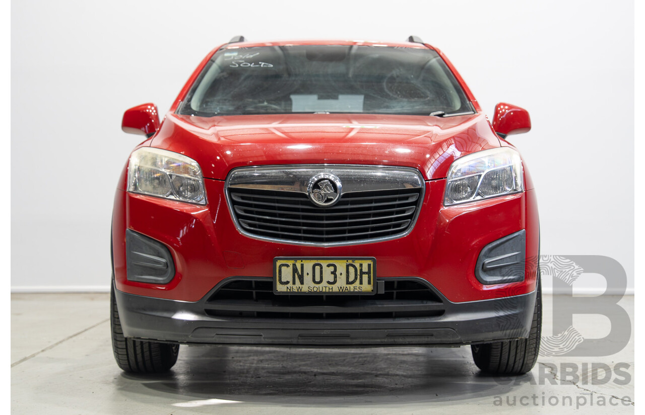 04/2016 Holden Trax LS TJ MY16 4d Wagon Red 1.8L