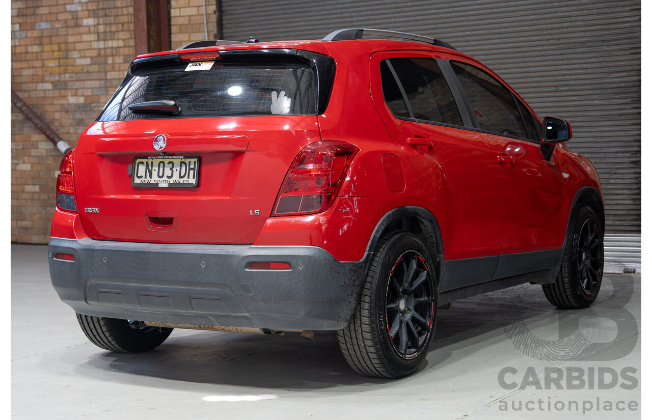 04/2016 Holden Trax LS TJ MY16 4d Wagon Red 1.8L