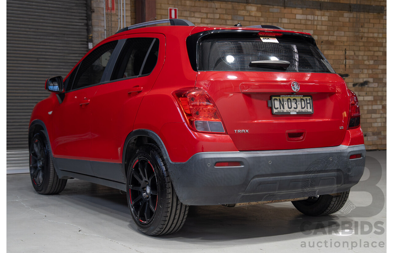 04/2016 Holden Trax LS TJ MY16 4d Wagon Red 1.8L