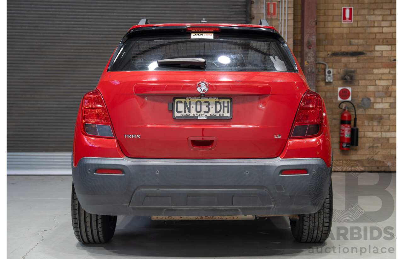 04/2016 Holden Trax LS TJ MY16 4d Wagon Red 1.8L