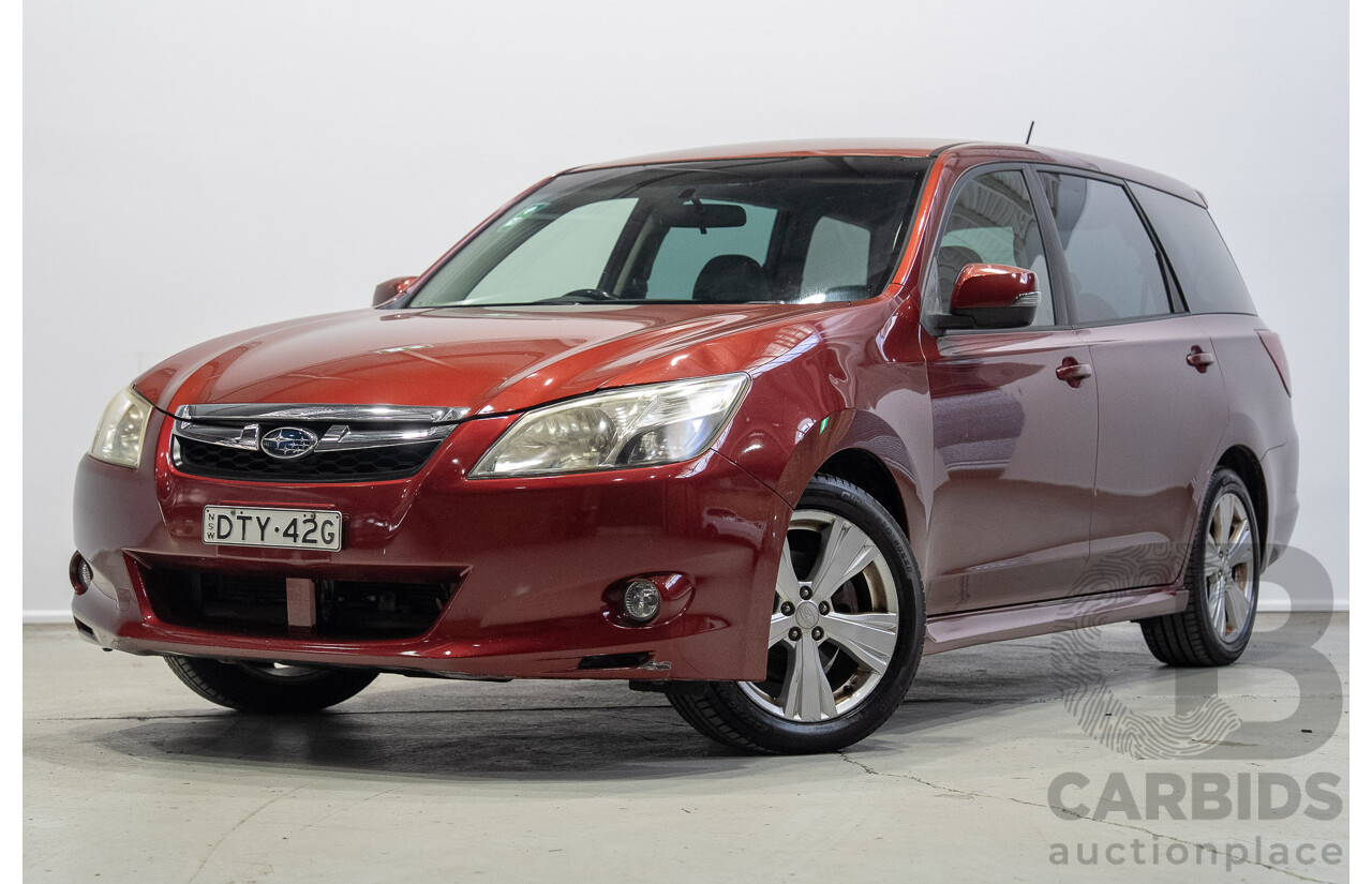 01/2013 Subaru Liberty EXIGA PREMIUM (AWD) MY13 4d Wagon Red 2.5L 7 Seats