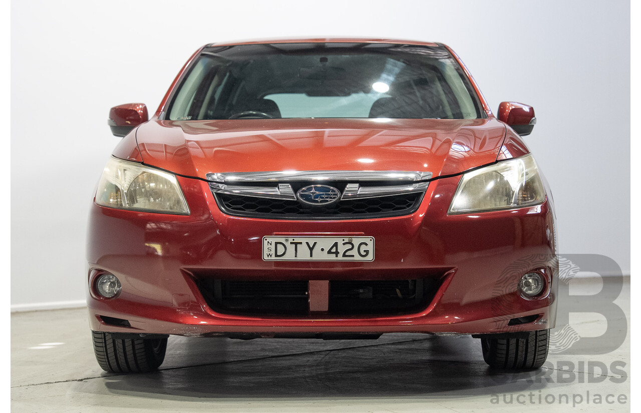 01/2013 Subaru Liberty EXIGA PREMIUM (AWD) MY13 4d Wagon Red 2.5L 7 Seats