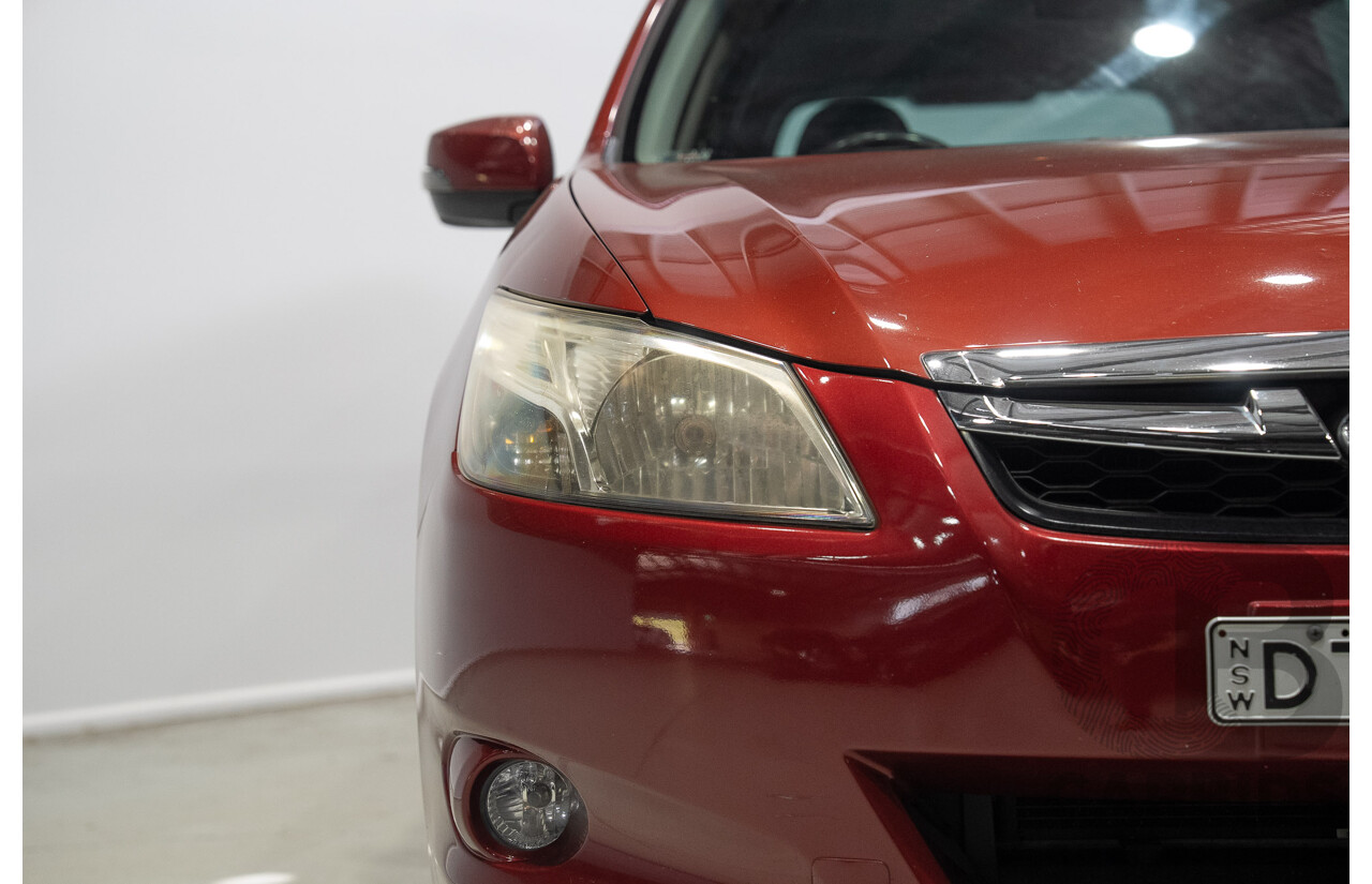 01/2013 Subaru Liberty EXIGA PREMIUM (AWD) MY13 4d Wagon Red 2.5L 7 Seats