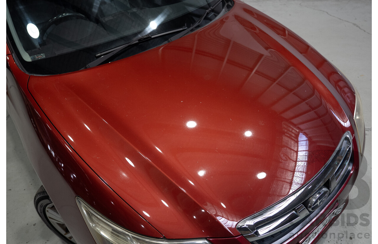 01/2013 Subaru Liberty EXIGA PREMIUM (AWD) MY13 4d Wagon Red 2.5L 7 Seats