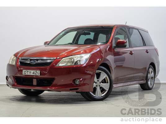 01/2013 Subaru Liberty EXIGA PREMIUM (AWD) MY13 4d Wagon Red 2.5L 7 Seats