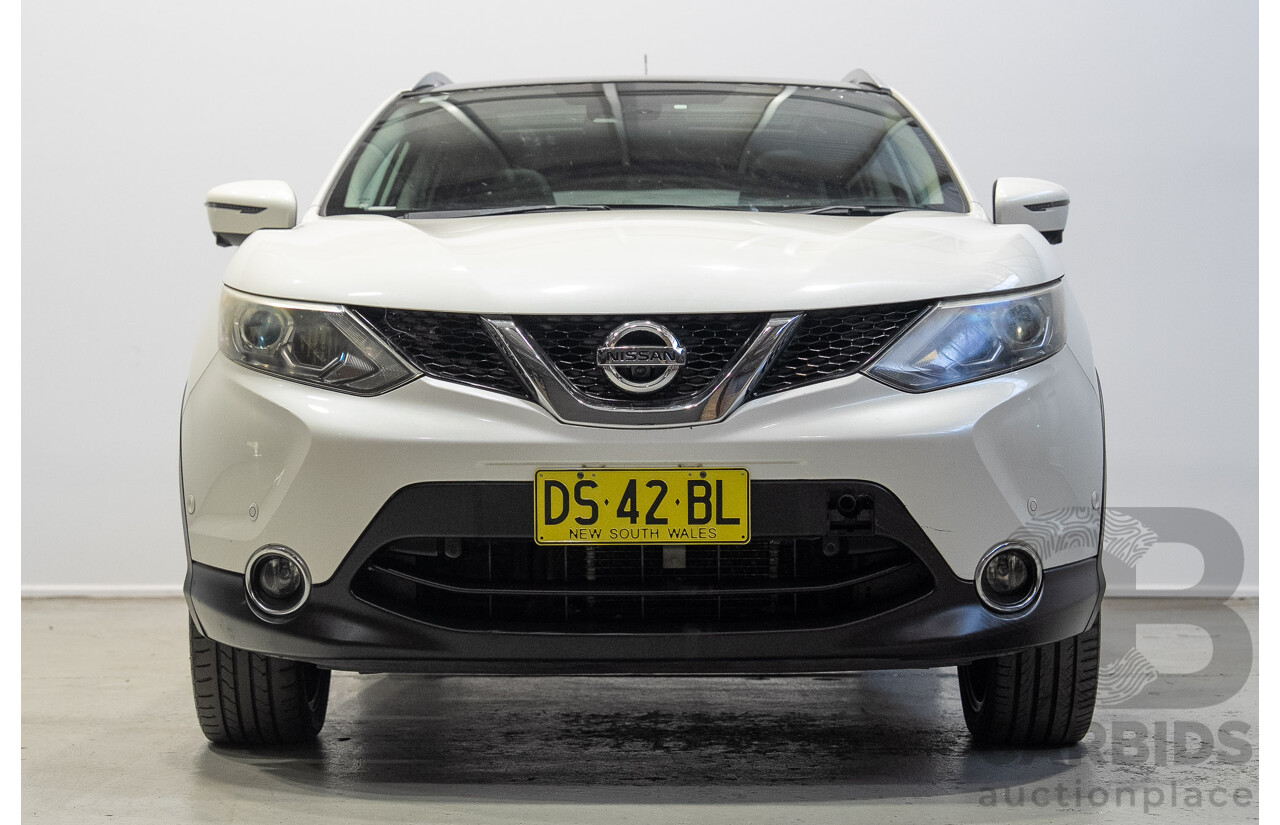 03/2017 Nissan Qashqai Ti FWD J11 4d Wagon White 2.0L
