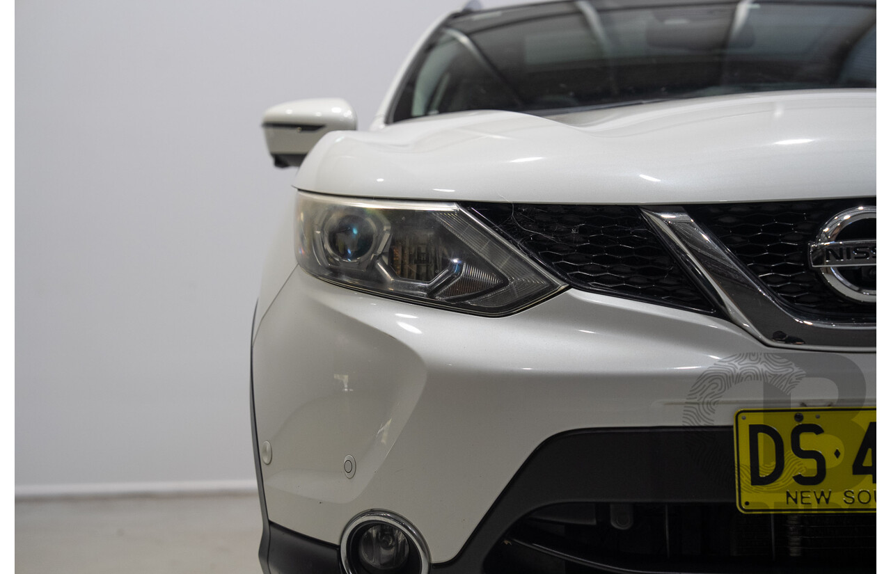 03/2017 Nissan Qashqai Ti FWD J11 4d Wagon White 2.0L