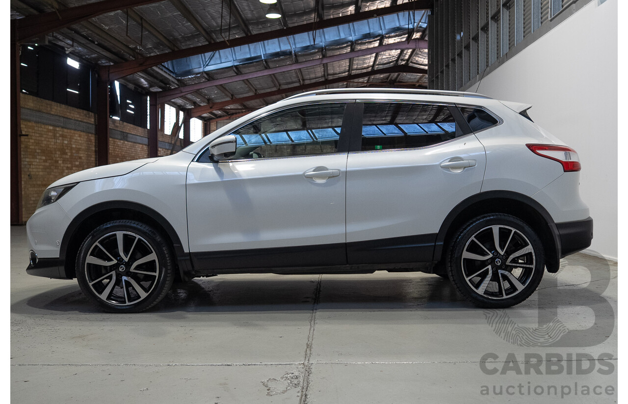 03/2017 Nissan Qashqai Ti FWD J11 4d Wagon White 2.0L