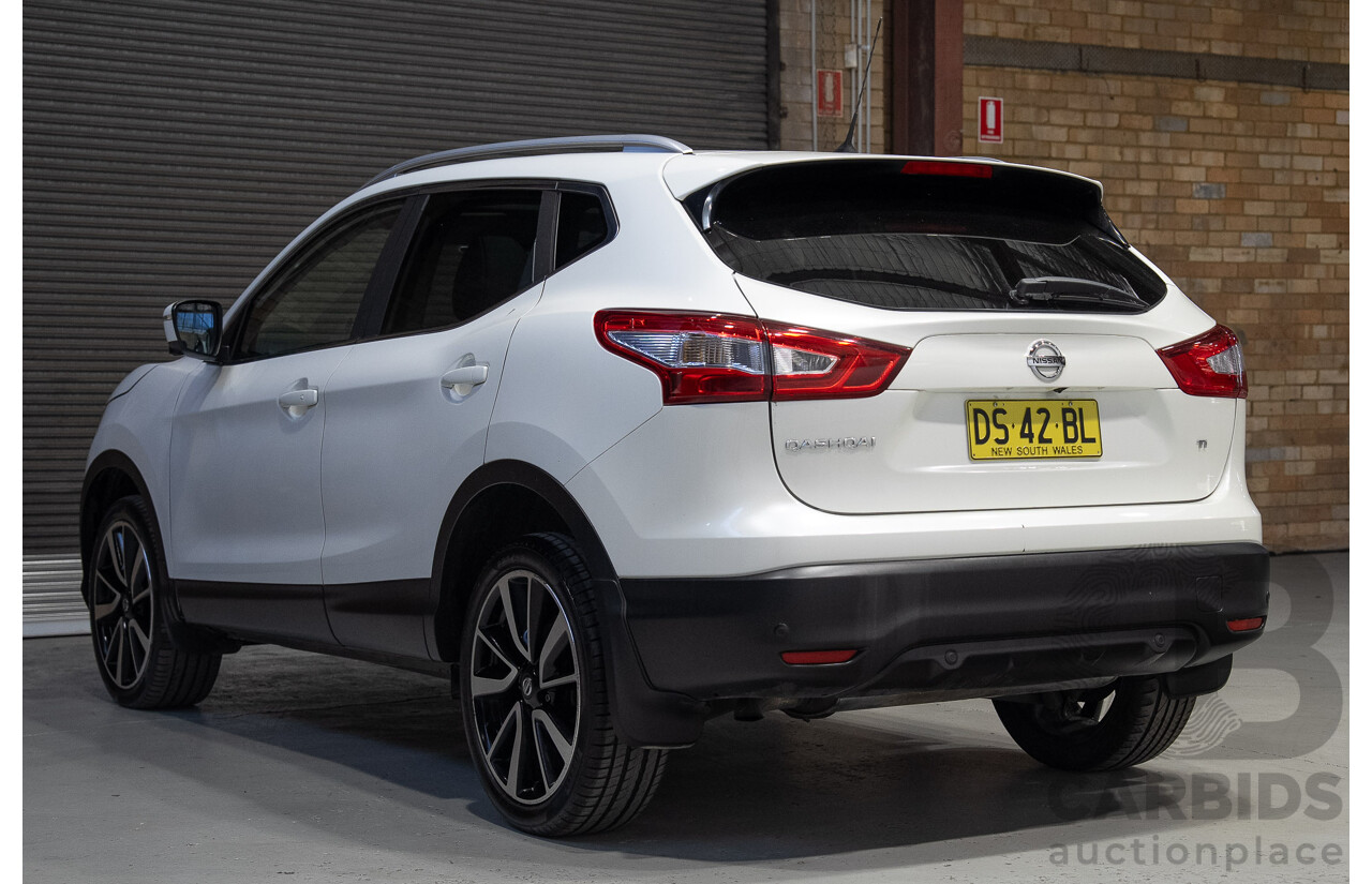 03/2017 Nissan Qashqai Ti FWD J11 4d Wagon White 2.0L