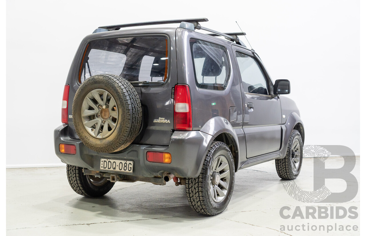 02/2016 Suzuki Jimny Sierra (4x4) SN413 T6 2d Wagon Quasar Grey 1.3L