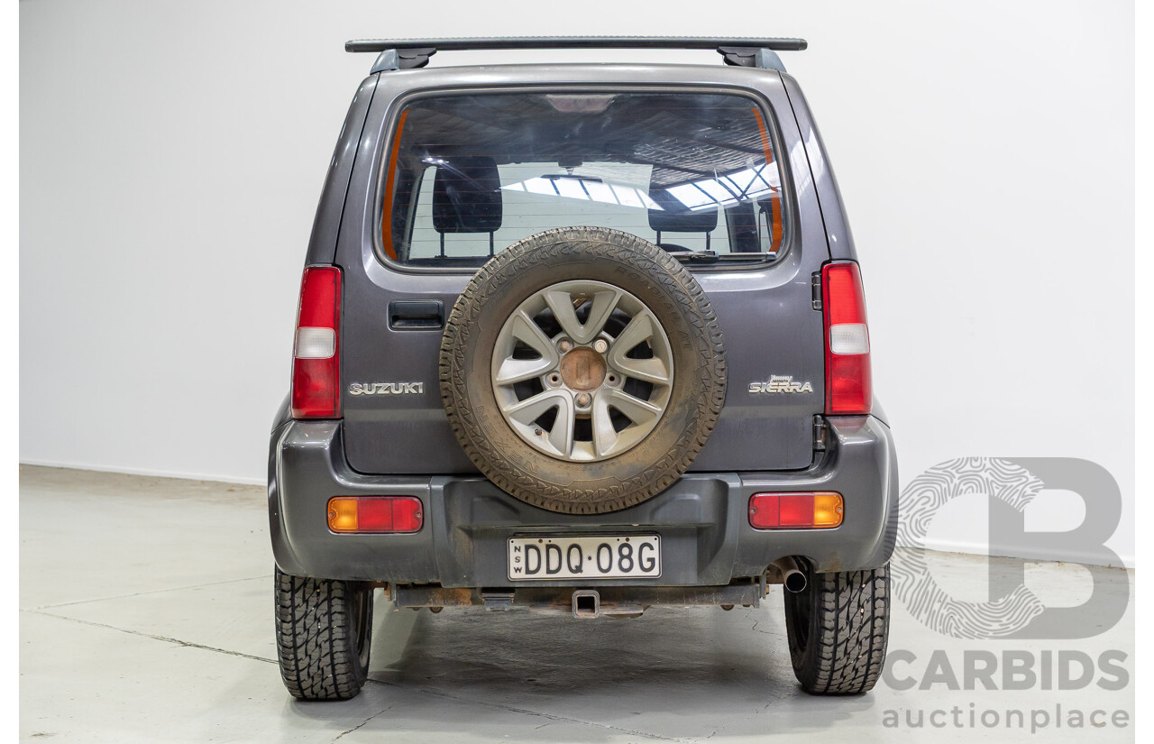 02/2016 Suzuki Jimny Sierra (4x4) SN413 T6 2d Wagon Quasar Grey 1.3L