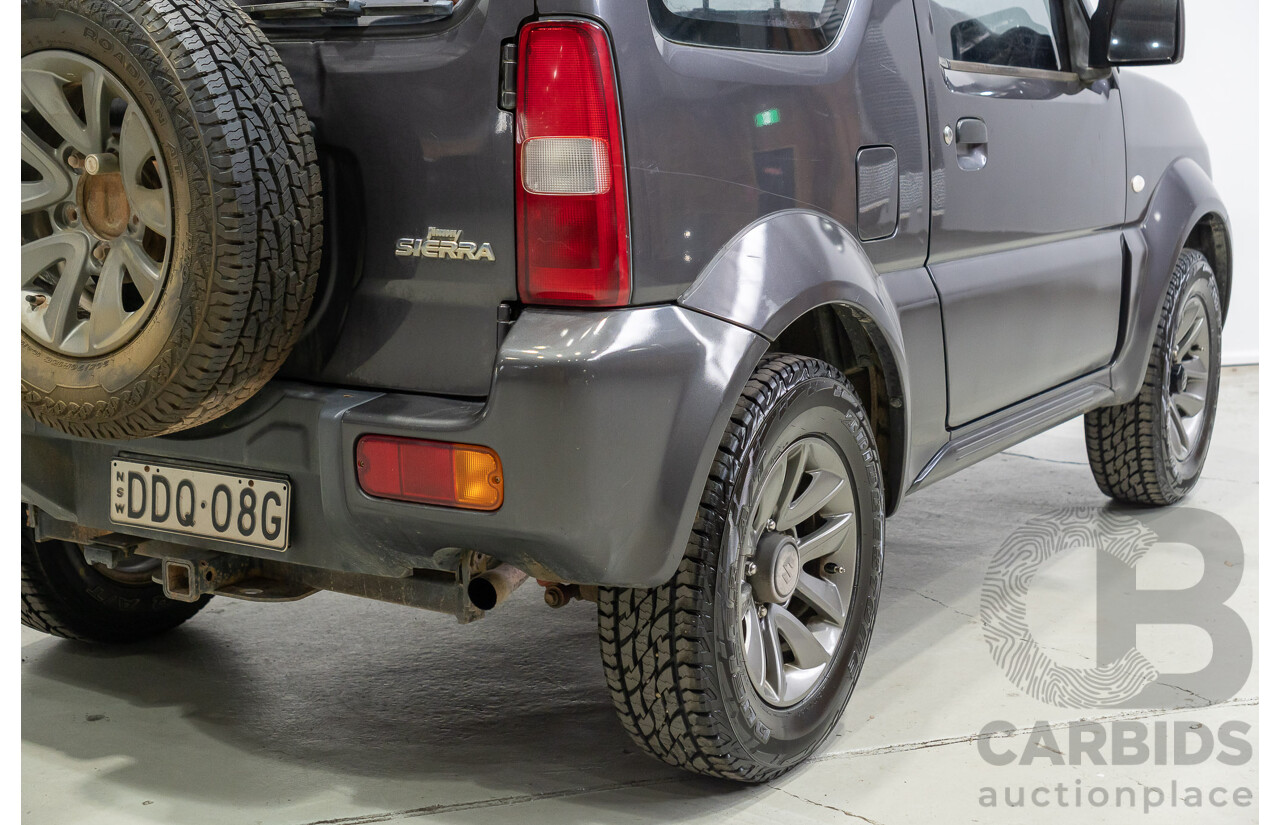 02/2016 Suzuki Jimny Sierra (4x4) SN413 T6 2d Wagon Quasar Grey 1.3L