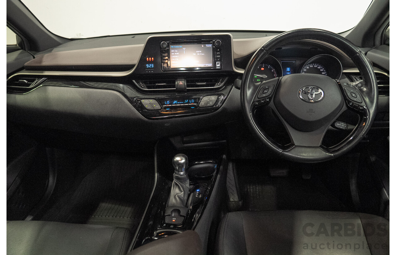 01/2018 Toyota C-HR Koba (AWD) NGX50R 4d Wagon Crystal Pearl White / Black Turbo 1.2L