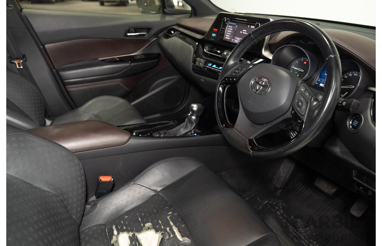 01/2018 Toyota C-HR Koba (AWD) NGX50R 4d Wagon Crystal Pearl White / Black Turbo 1.2L