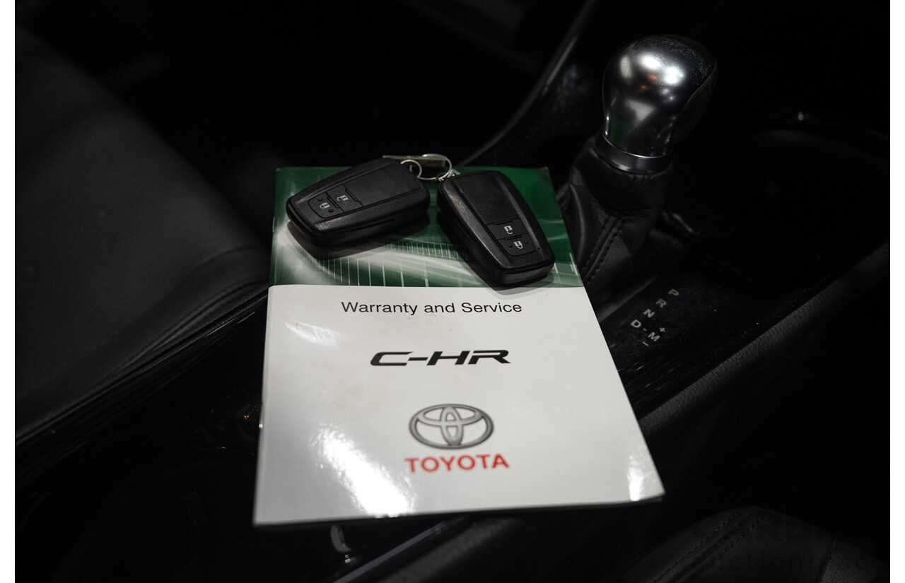 01/2018 Toyota C-HR Koba (AWD) NGX50R 4d Wagon Crystal Pearl White / Black Turbo 1.2L
