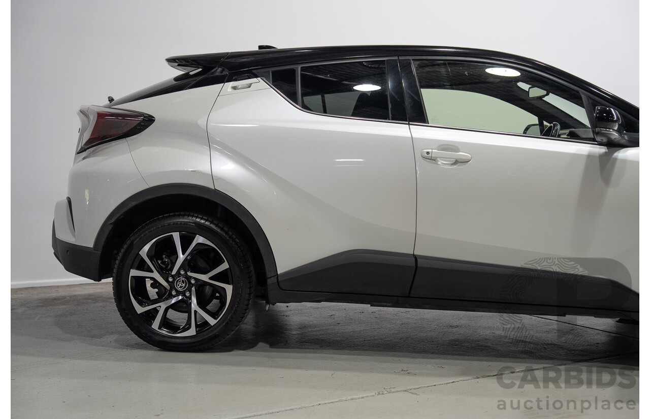 01/2018 Toyota C-HR Koba (AWD) NGX50R 4d Wagon Crystal Pearl White / Black Turbo 1.2L