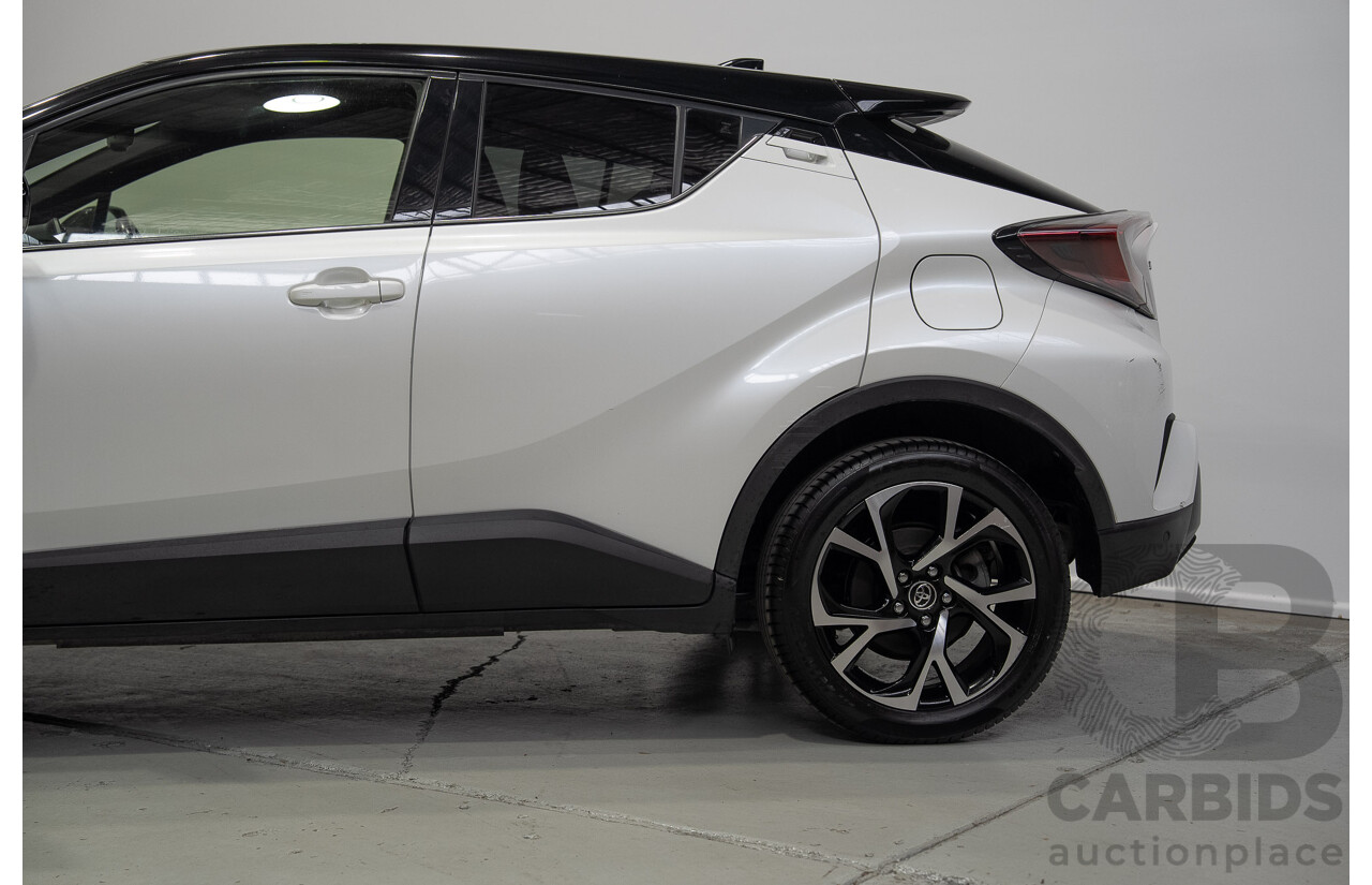 01/2018 Toyota C-HR Koba (AWD) NGX50R 4d Wagon Crystal Pearl White / Black Turbo 1.2L