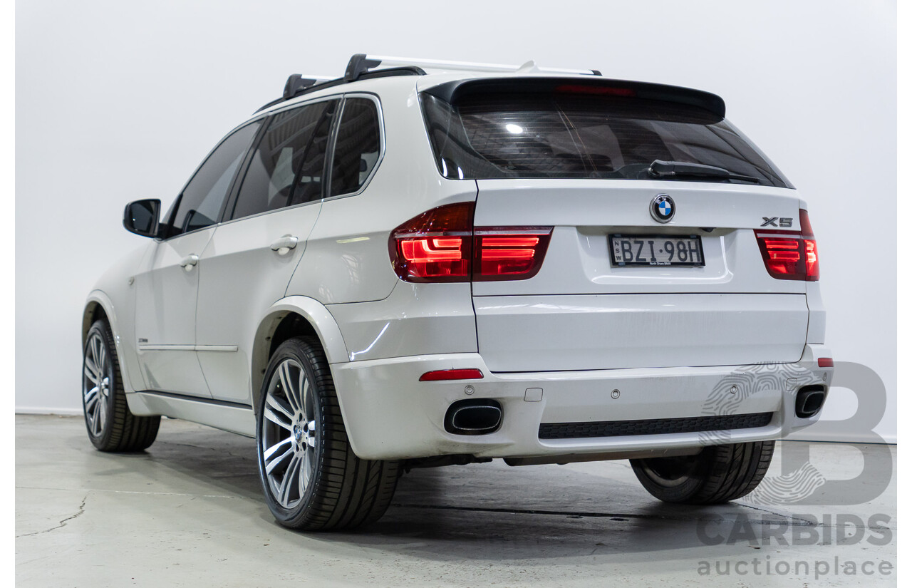 04/2011 BMW X5 Xdrive 30d E70 M-Sport Pack (4x4) MY10 4d Wagon Alpine White Turbo Diesel 3.0L - 7 Seater