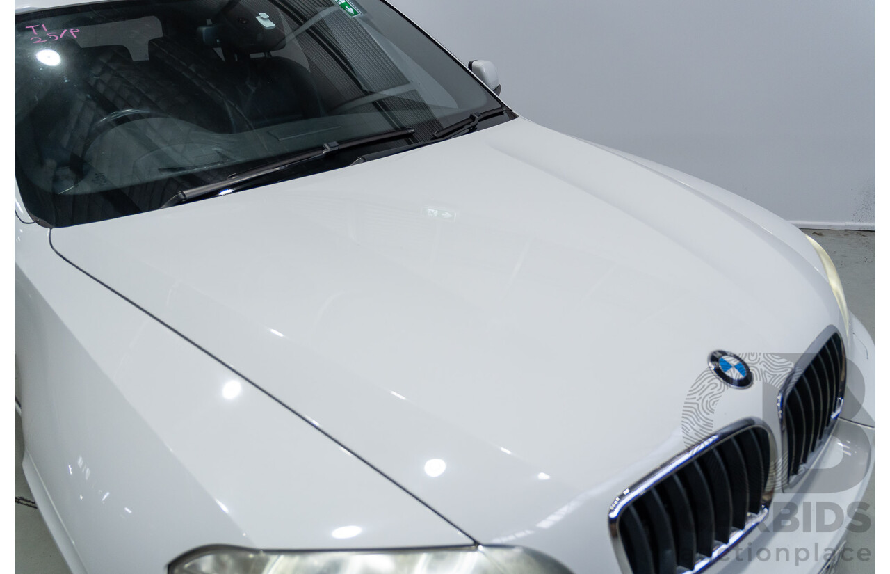 04/2011 BMW X5 Xdrive 30d E70 M-Sport Pack (4x4) MY10 4d Wagon Alpine White Turbo Diesel 3.0L - 7 Seater