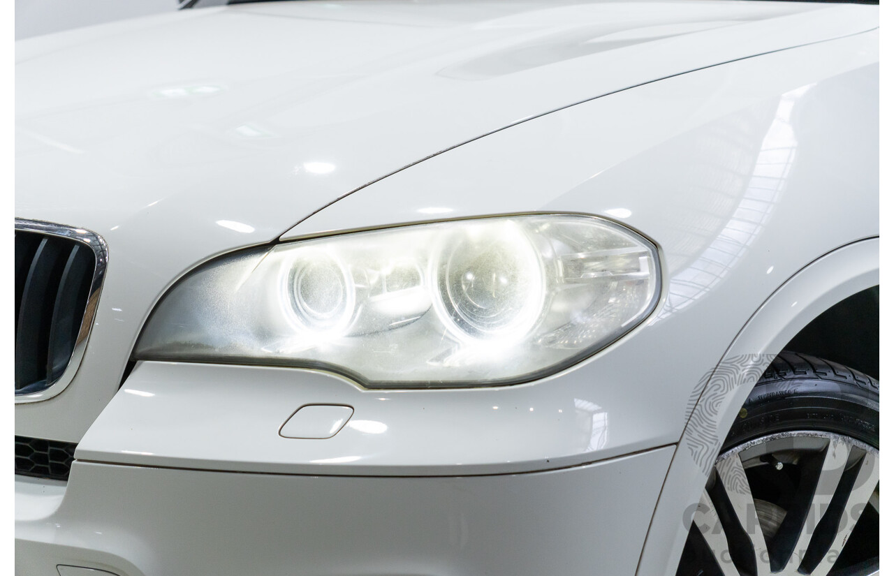 04/2011 BMW X5 Xdrive 30d E70 M-Sport Pack (4x4) MY10 4d Wagon Alpine White Turbo Diesel 3.0L - 7 Seater