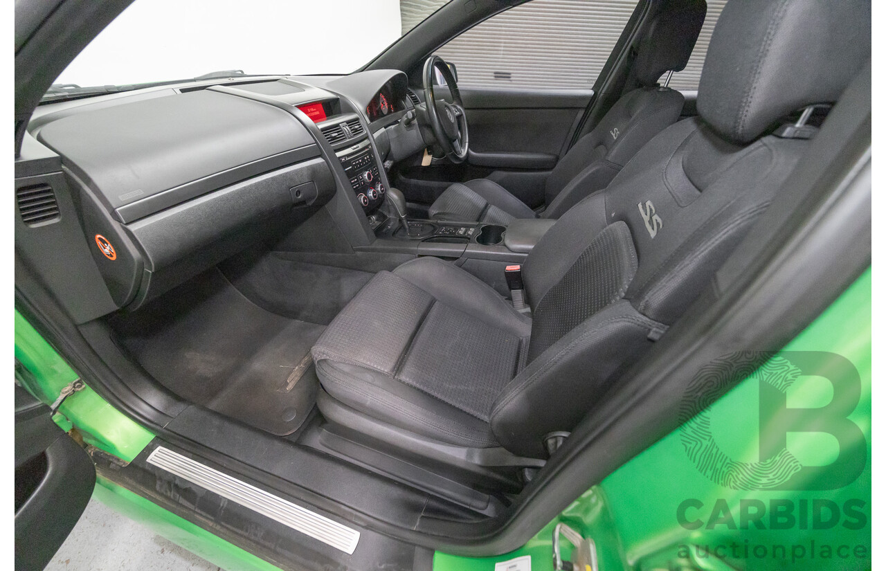 01/2008 Holden Commodore SS VE MY08 4d Sedan Atomic Green V8 6.0L