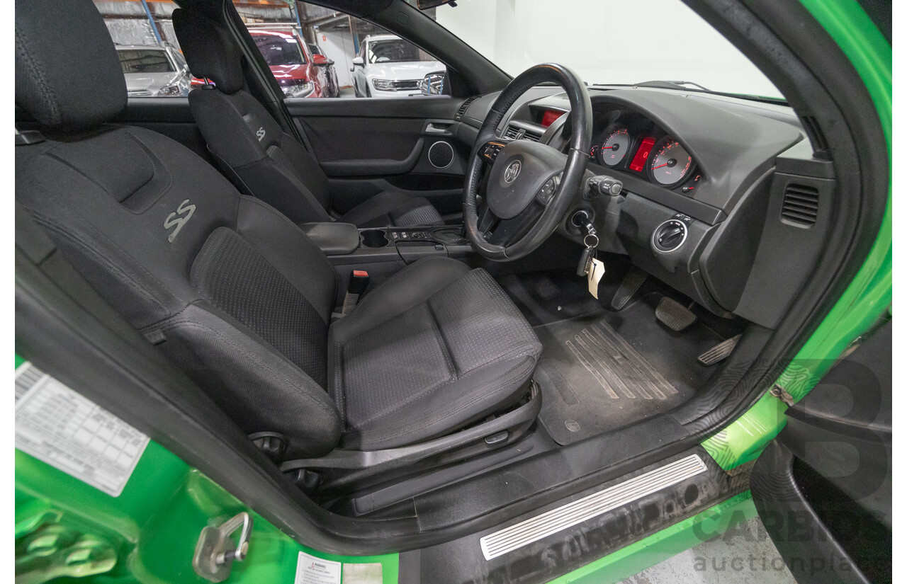 01/2008 Holden Commodore SS VE MY08 4d Sedan Atomic Green V8 6.0L