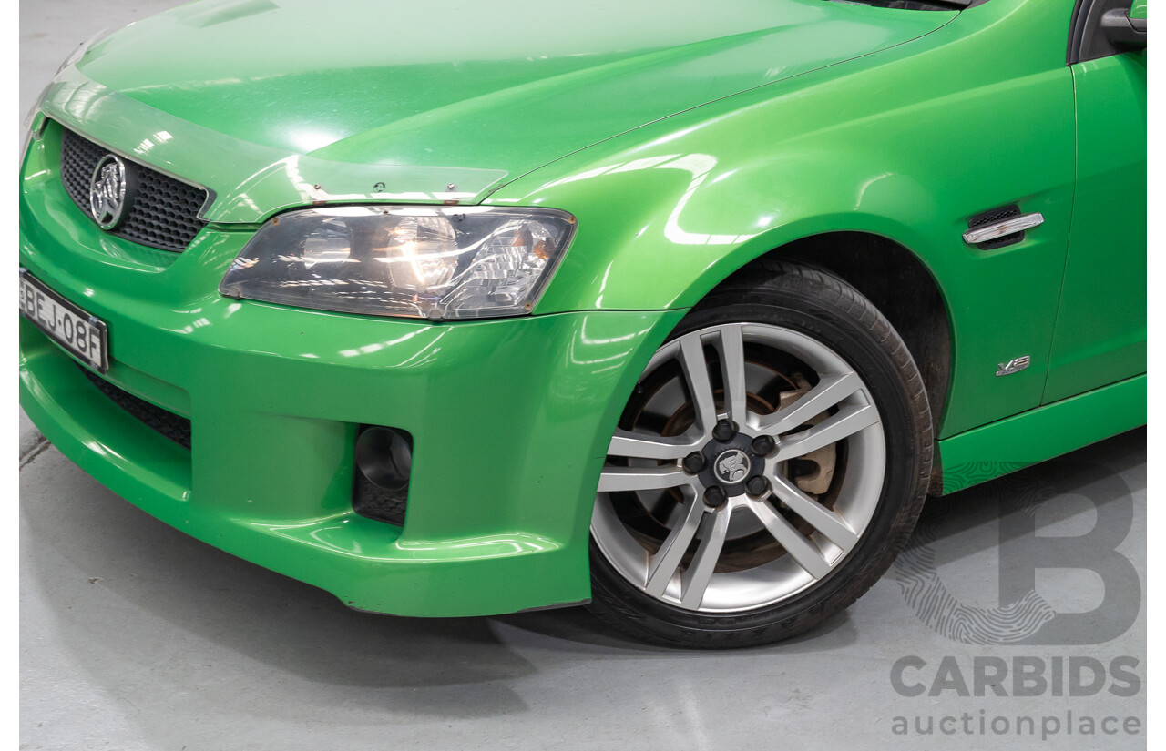 01/2008 Holden Commodore SS VE MY08 4d Sedan Atomic Green V8 6.0L