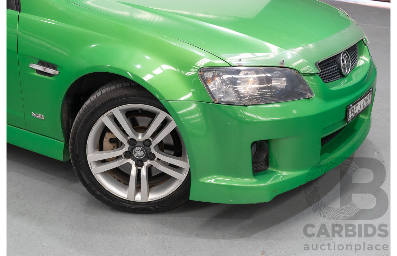 01/2008 Holden Commodore SS VE MY08 4d Sedan Atomic Green V8 6.0L