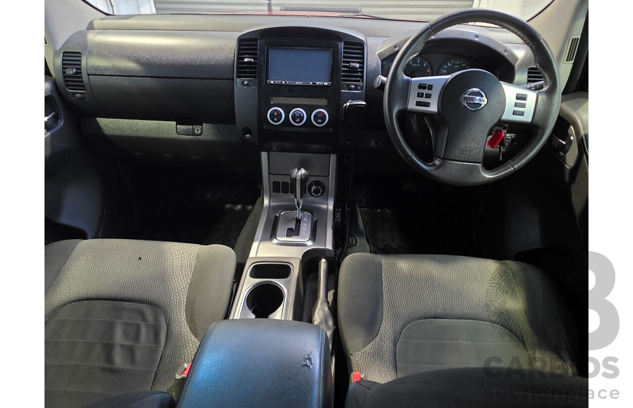 01/2013 Nissan Navara ST (4x4) D40 Dual Cab P/Up Red 2.5L