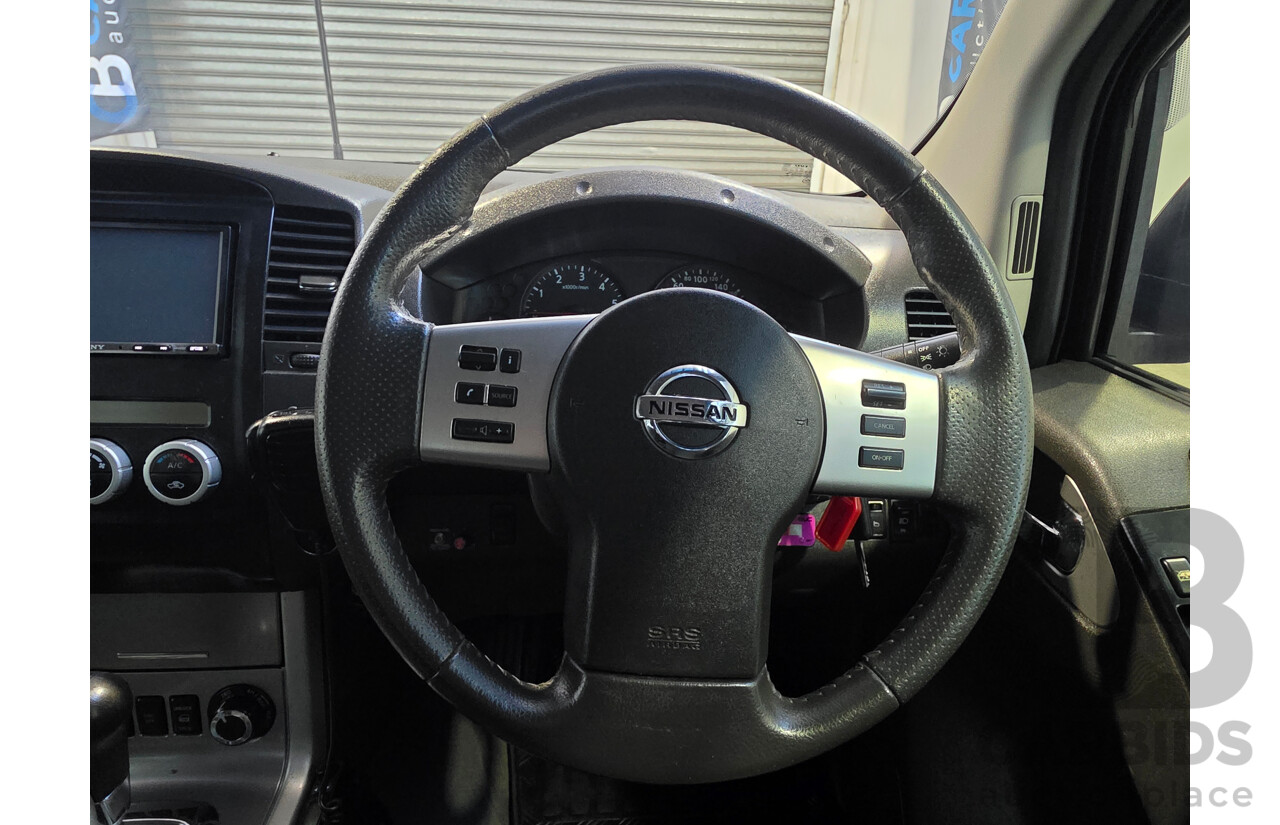 01/2013 Nissan Navara ST (4x4) D40 Dual Cab P/Up Red 2.5L