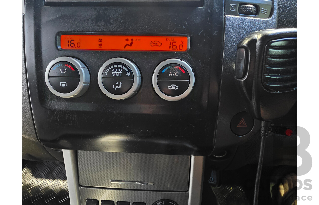 01/2013 Nissan Navara ST (4x4) D40 Dual Cab P/Up Red 2.5L