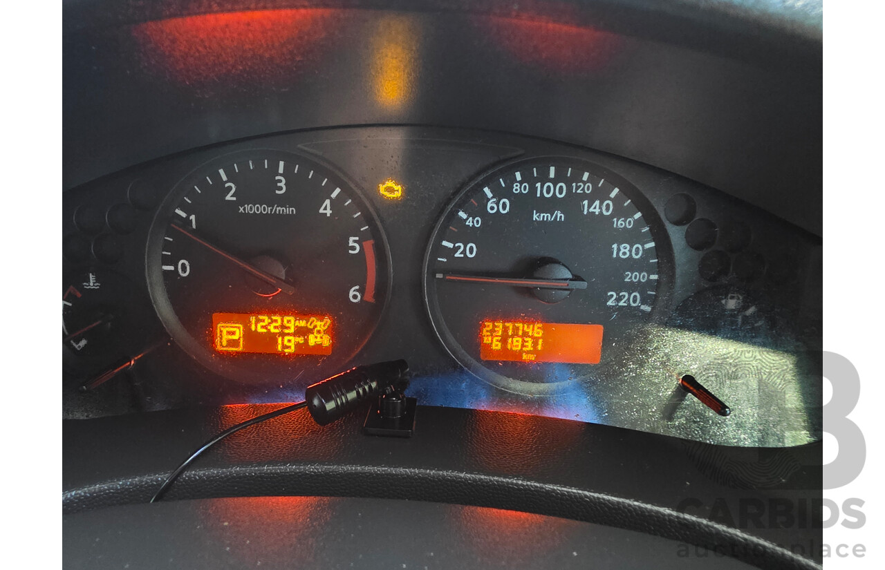 01/2013 Nissan Navara ST (4x4) D40 Dual Cab P/Up Red 2.5L