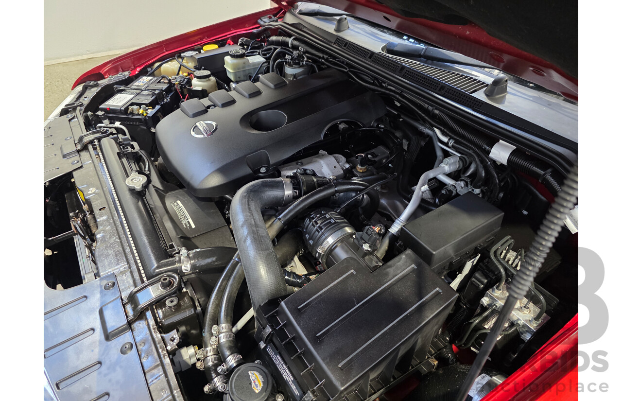 01/2013 Nissan Navara ST (4x4) D40 Dual Cab P/Up Red 2.5L
