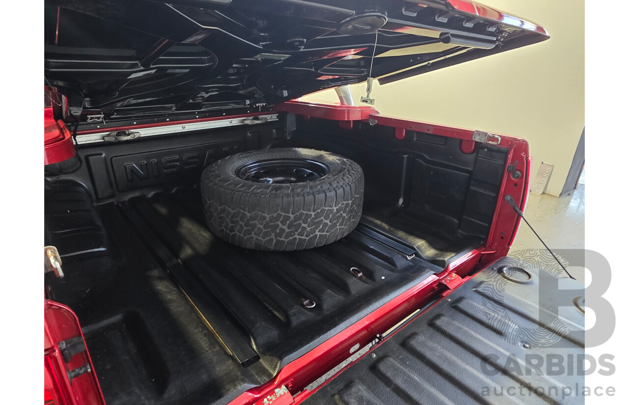 01/2013 Nissan Navara ST (4x4) D40 Dual Cab P/Up Red 2.5L