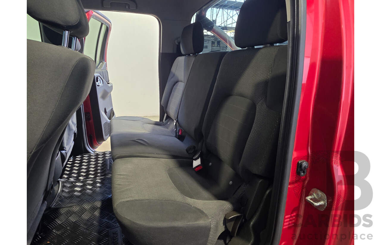 01/2013 Nissan Navara ST (4x4) D40 Dual Cab P/Up Red 2.5L