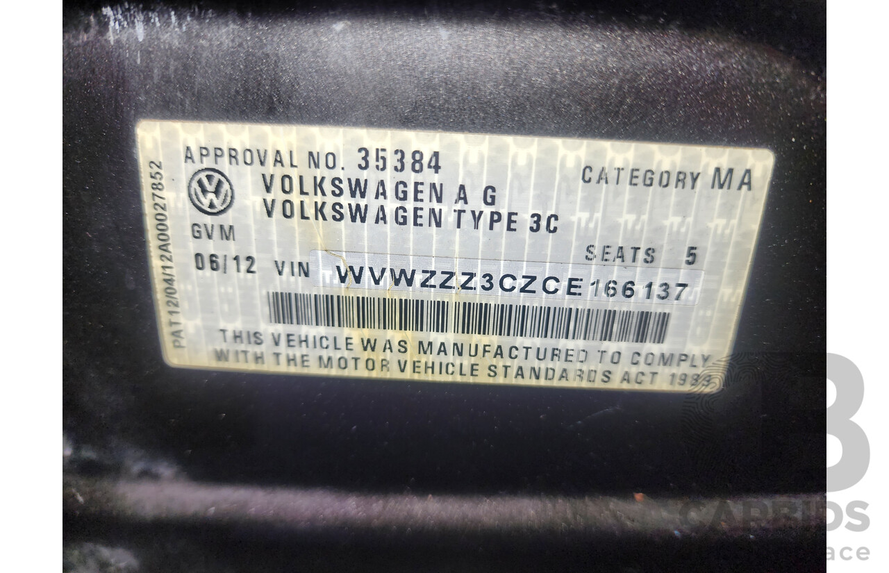 06/2012 Volkswagen Passat 118 TSI 3C MY12 4d Wagon Brown 1.8L