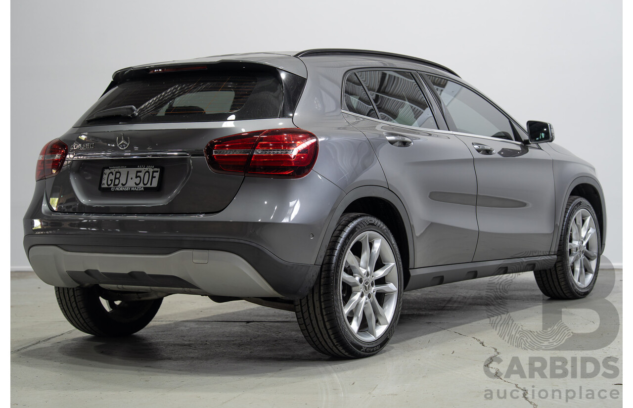 10/2019 Mercedes Benz GLA 180 X156 MY19 4d Wagon Mountain Grey Metallic Turbo 1.6L