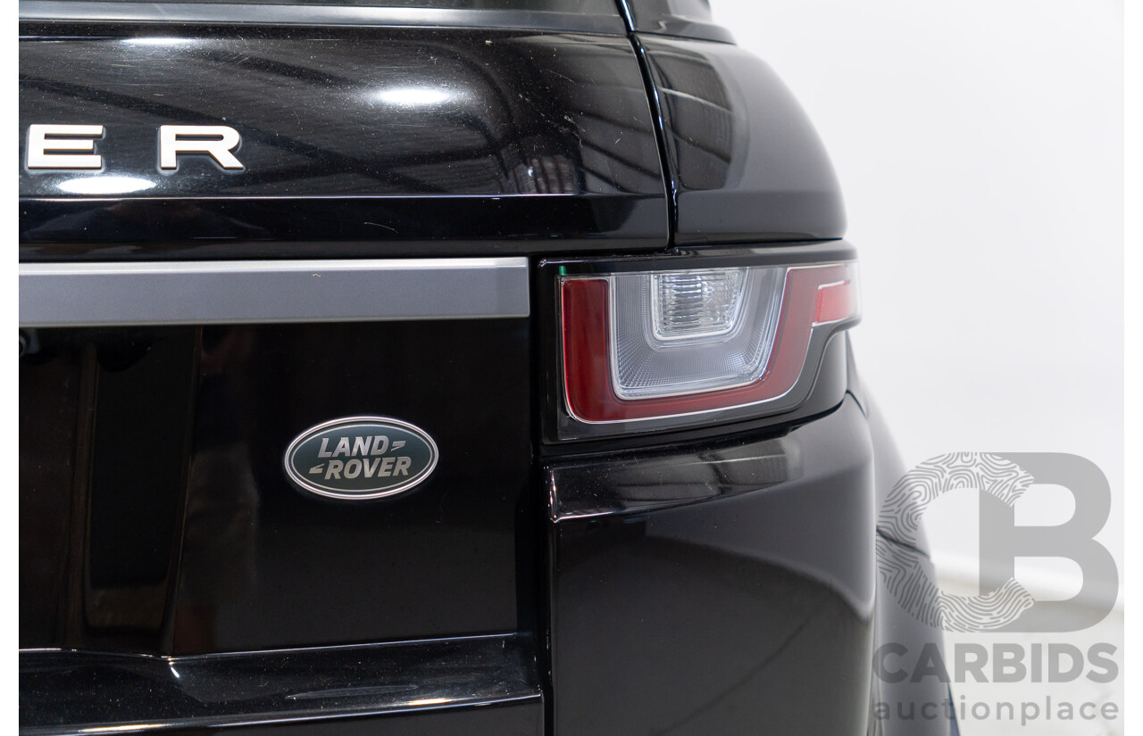 03/2019 Range Rover Evoque TD4 SE (AWD) LV MY19 5d Wagon Ebony Black Turbo Diesel 2.0L
