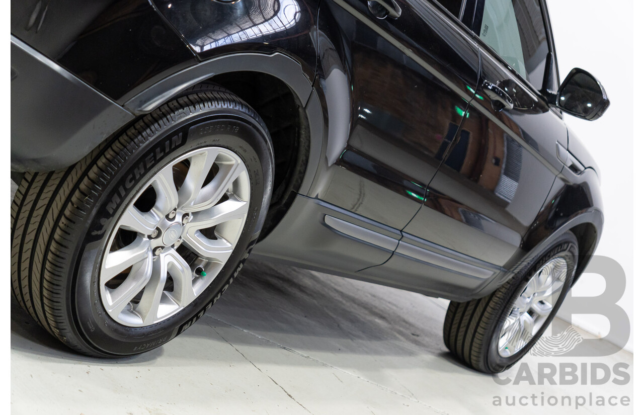 03/2019 Range Rover Evoque TD4 SE (AWD) LV MY19 5d Wagon Ebony Black Turbo Diesel 2.0L